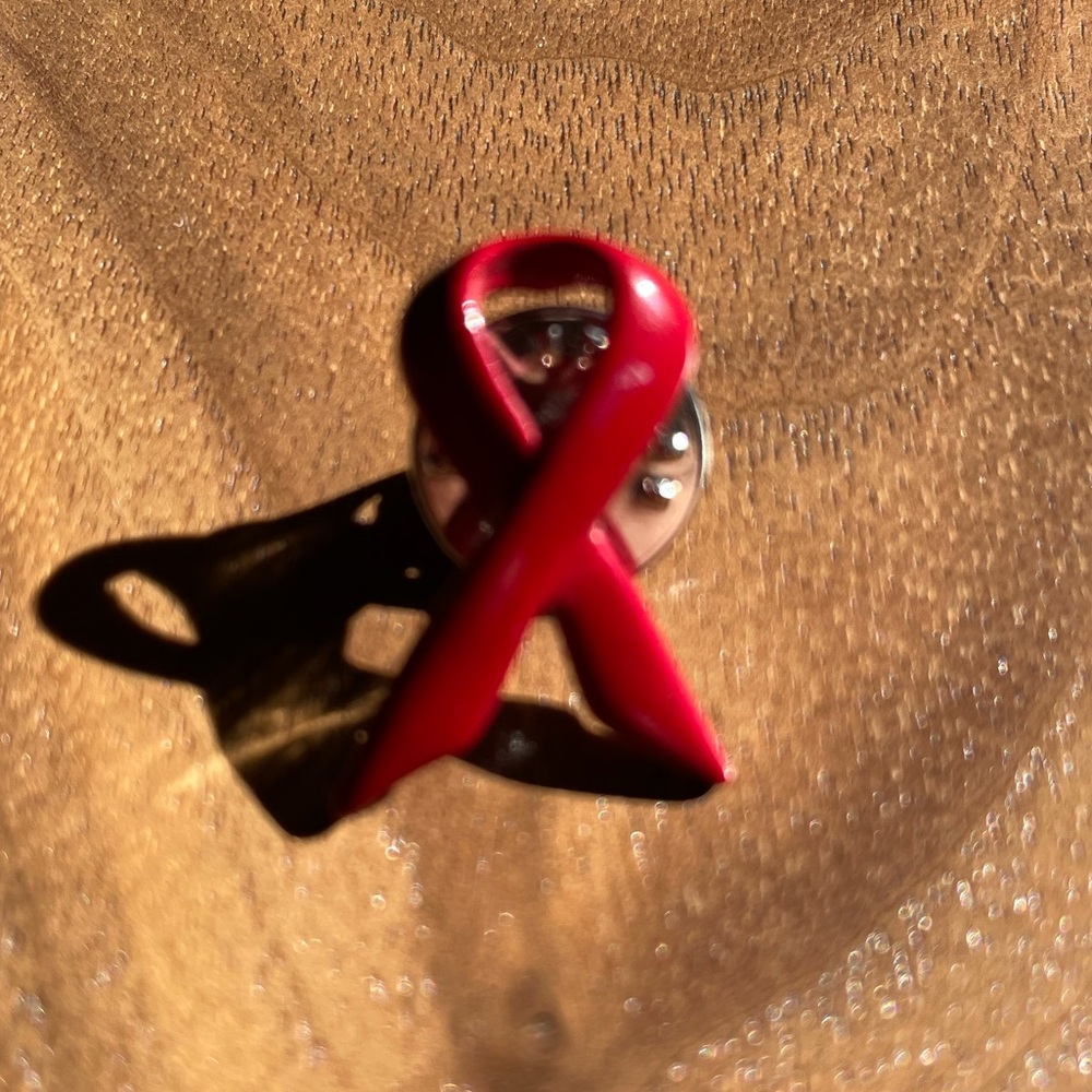 AIDS Awareness Red Ribbon Pin